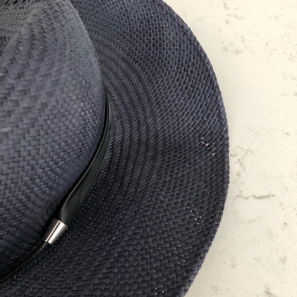 *SOLD* RAG & BONE Designer Zoe Fedora in Panama Straw Hat S/M **NEW** - Picture 5 of 5